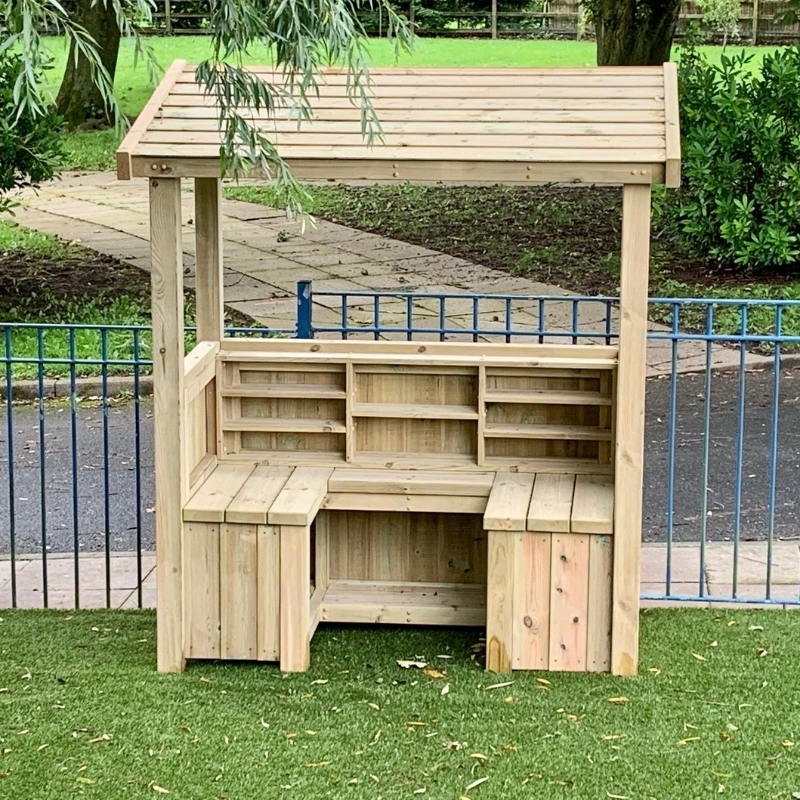 Construction Counter with Roof