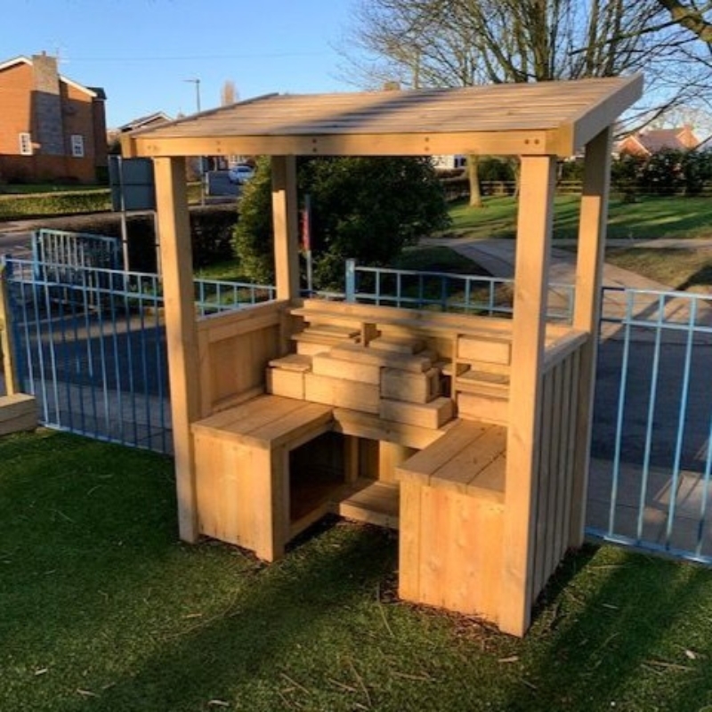 Construction Counter with Roof - Image 3