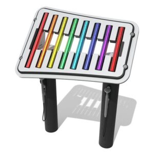 Rainbow Tube Angled Chimes